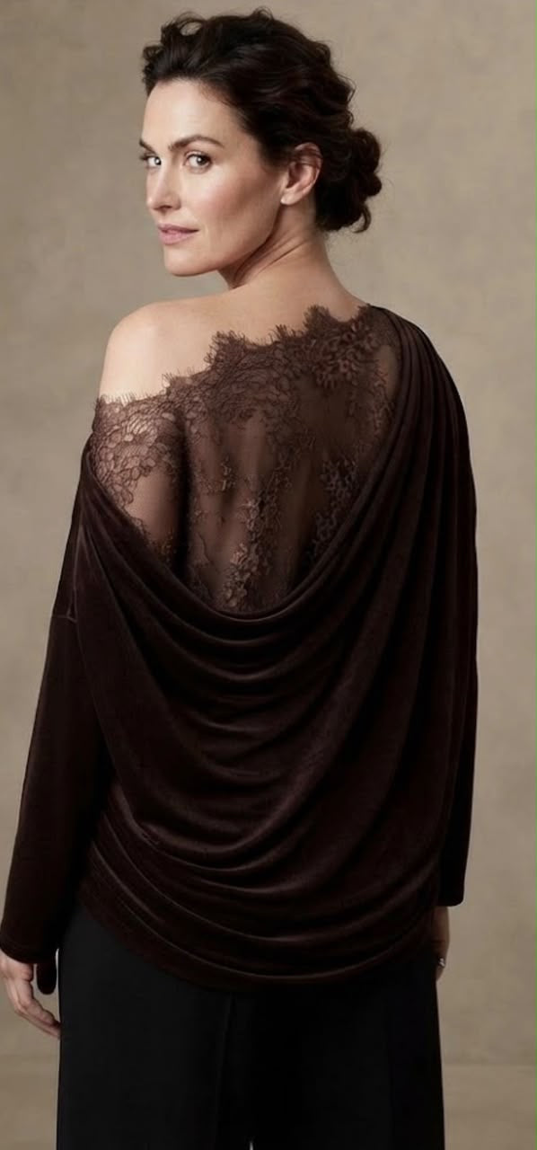 Lace Oversized Top