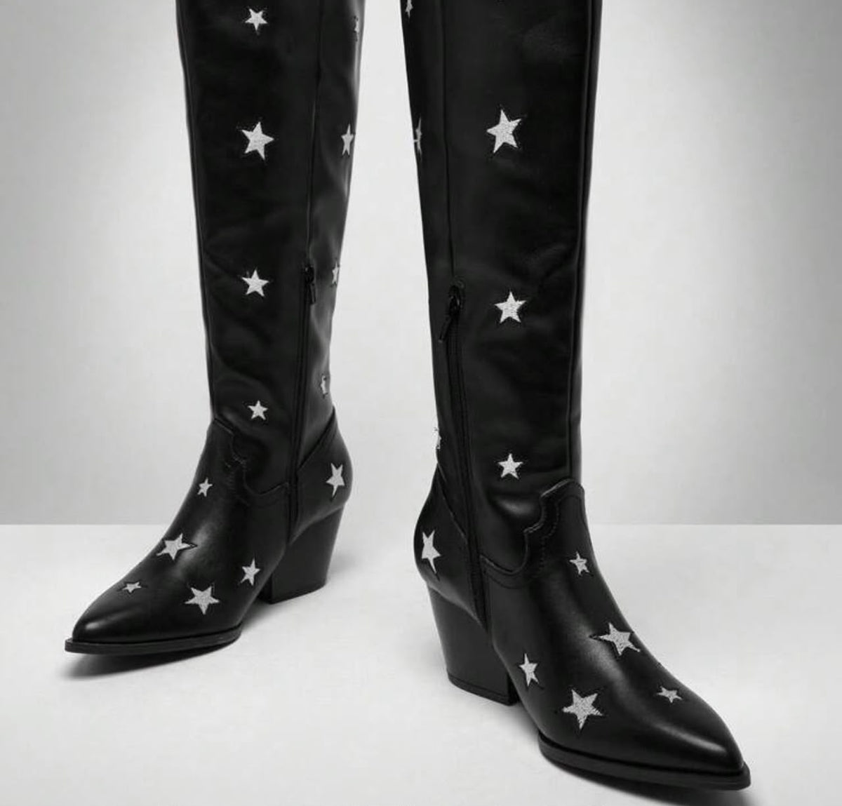 Starlight Western Knee-High Boots
