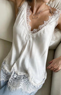 White Silk Top