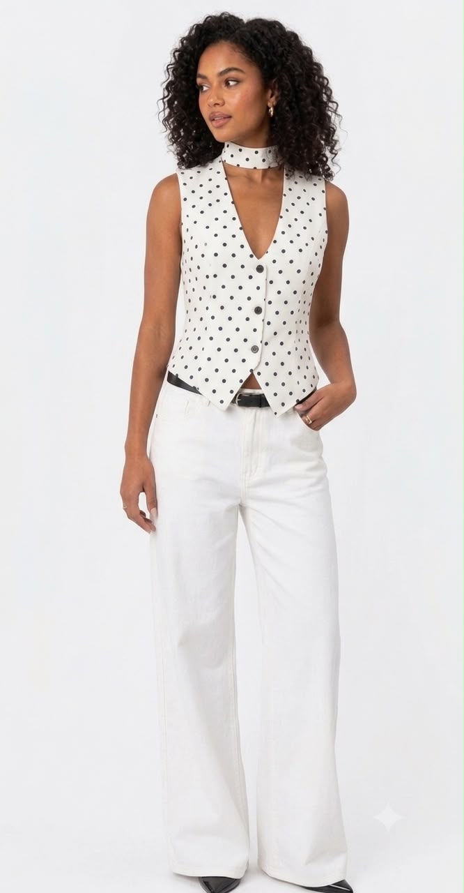 Polka Dots Vest