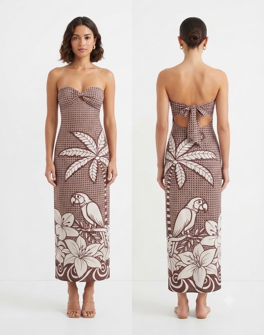 Strapless Long Dress