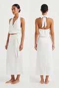 White Linen Set