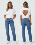 Heart Shaped Cut Out Shirt