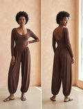 Brown Jumpsuit