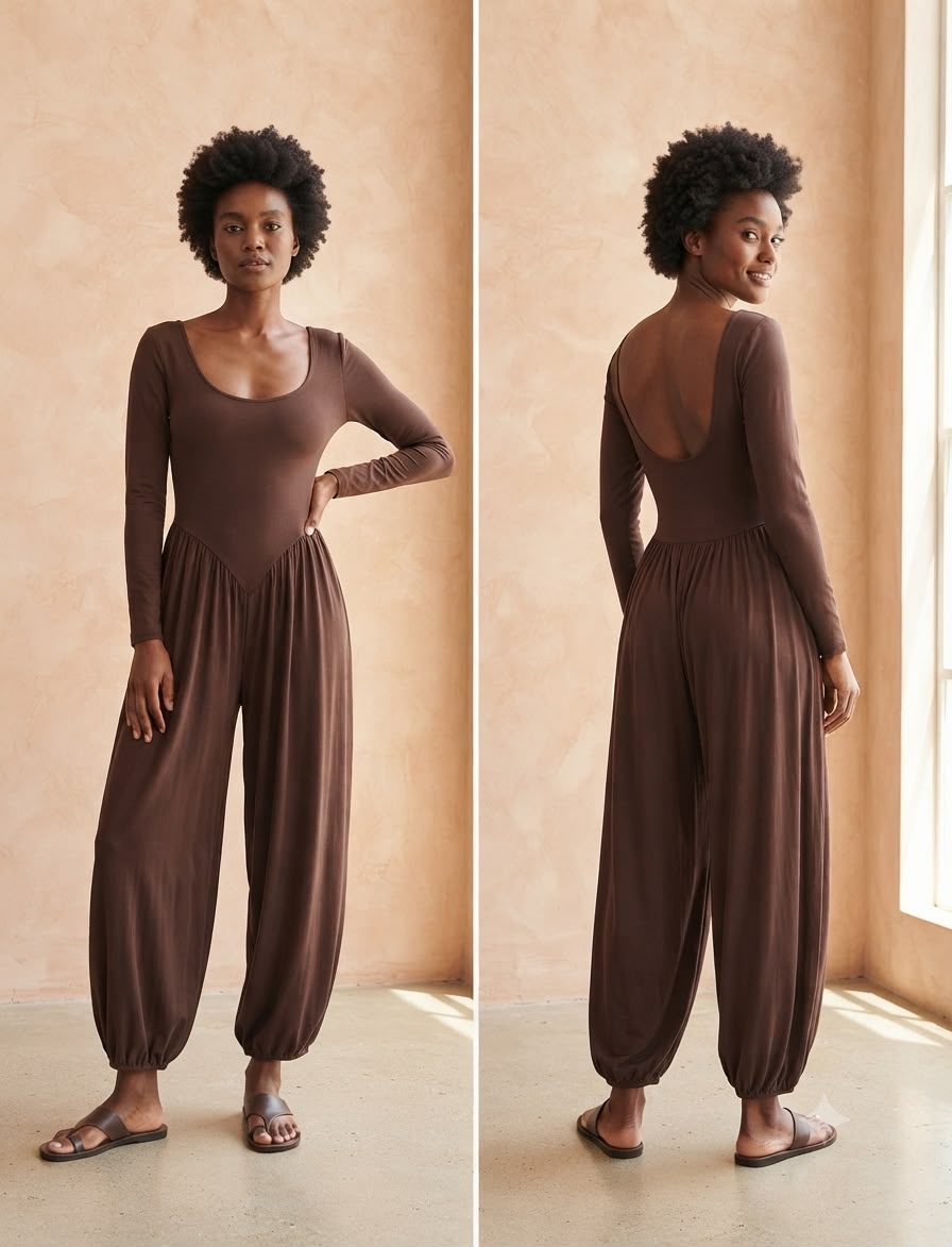 Brown Jumpsuit