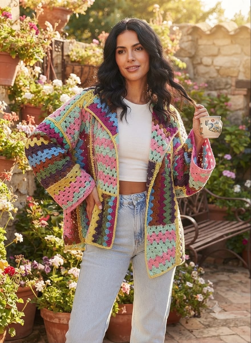 Colorful Cardigan