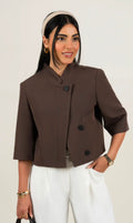 Short Brown Blazer
