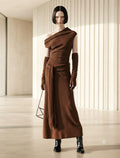 Brown Knit Dress