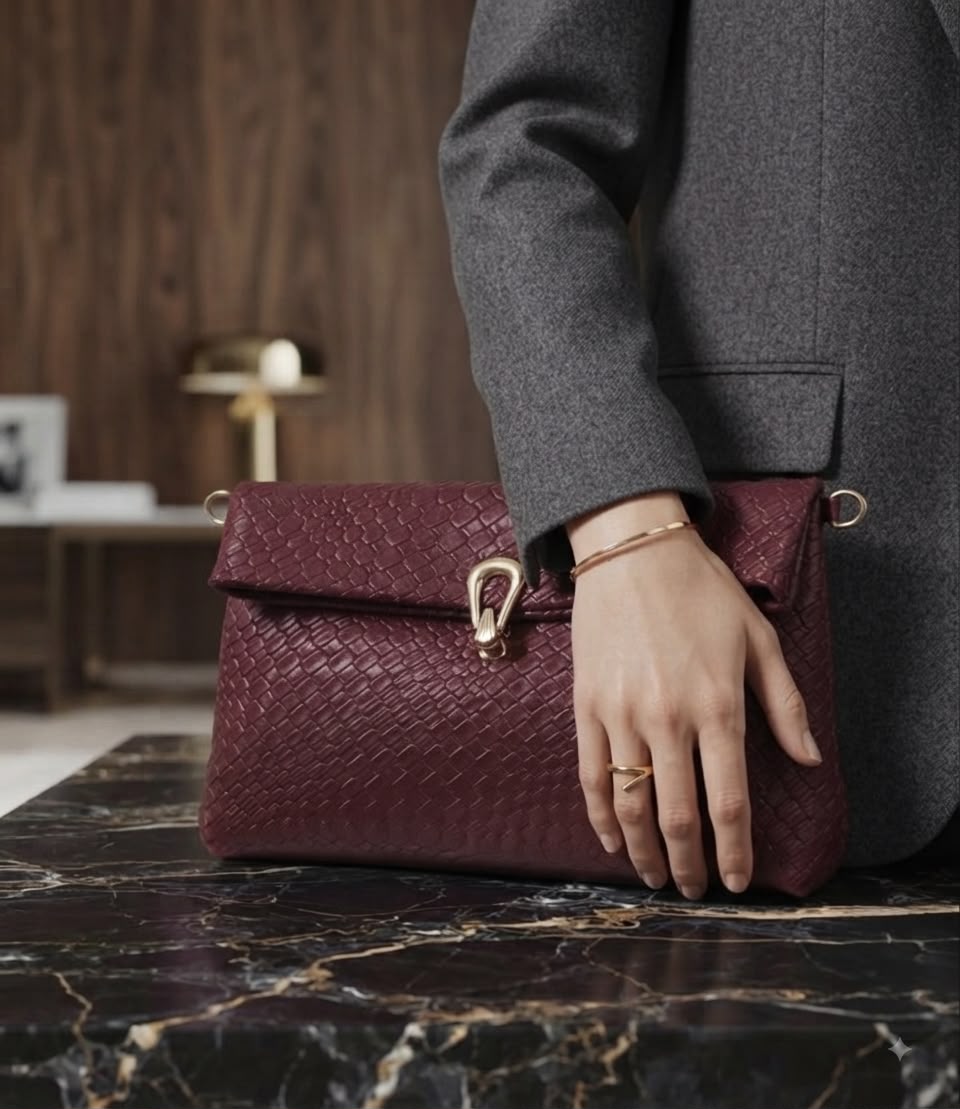Burgundy Hand Bag