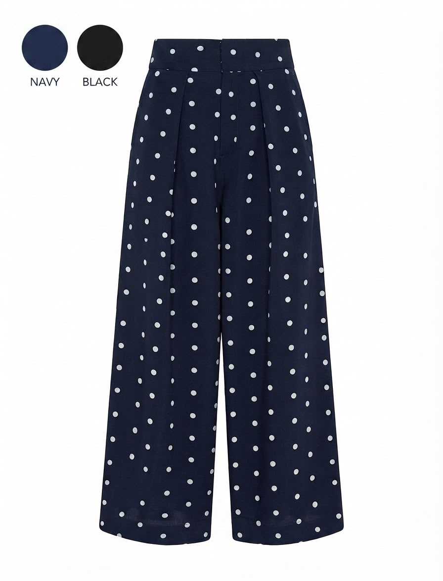 Dots High Waist Pants
