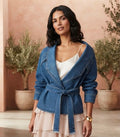 Denim Belted Jacket