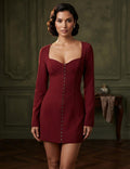 Corset-Detail Mini Dress