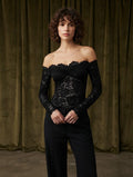 Off-The Shoulder Lace Top