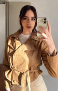The Caramel Wrap Jacket