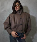 Funnel Neck Jacket