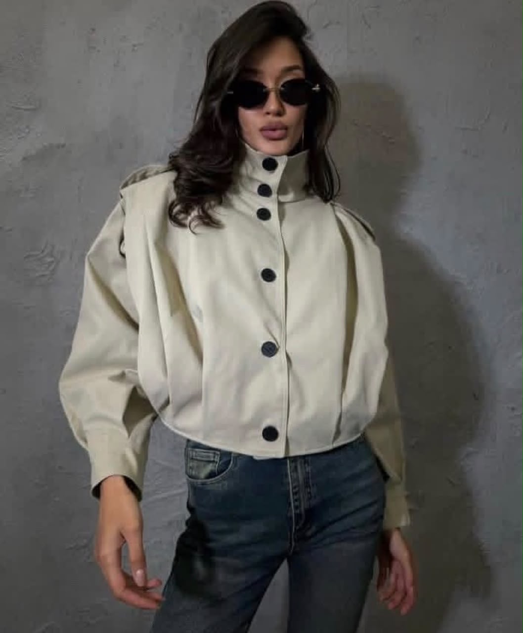 Funnel Neck Jacket