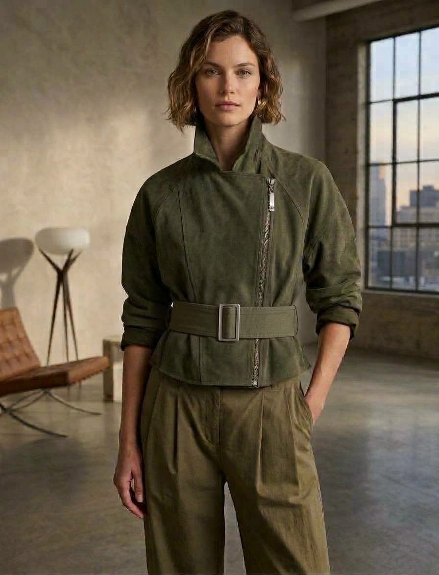 Olive green jacket