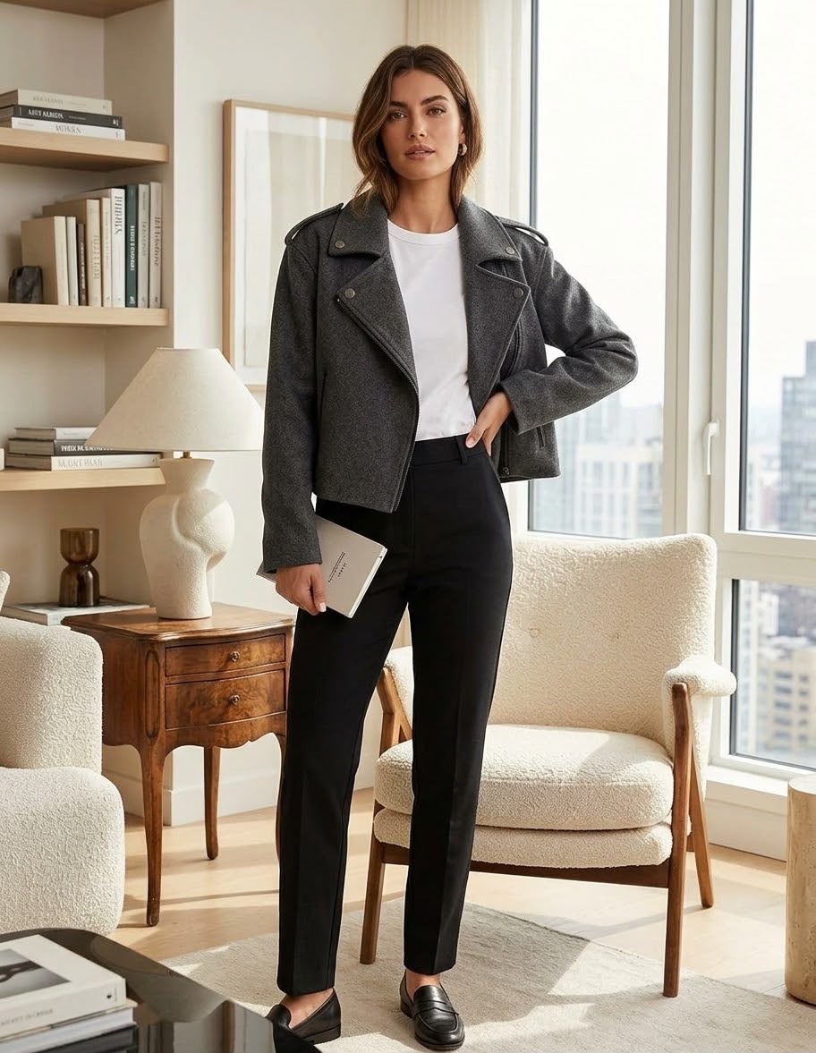 Dark grey wool jacket