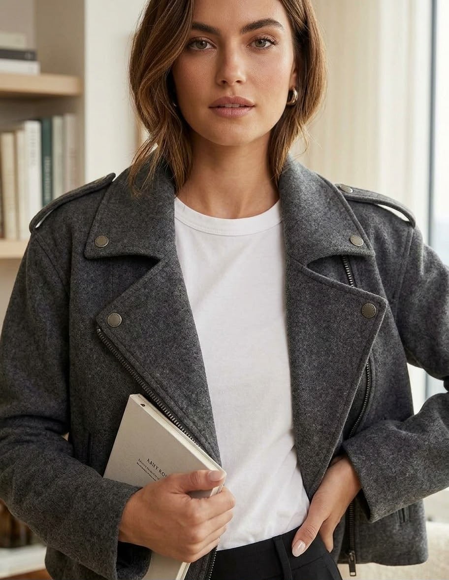 Dark grey wool jacket