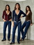 Lace v neck cardigan