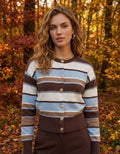 Striped Knit Cardigan