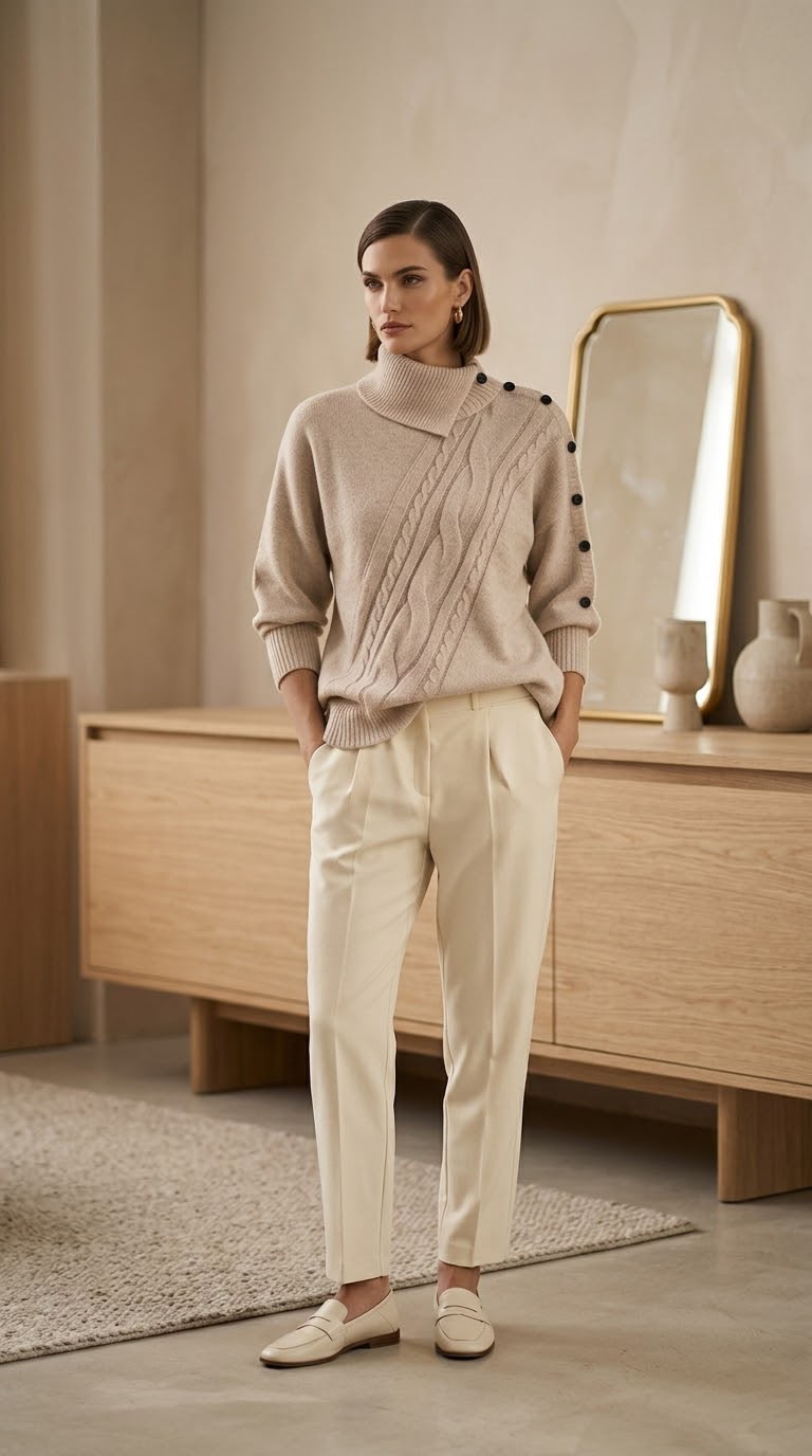 Knit Beige