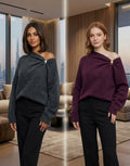 Asymmetric knit